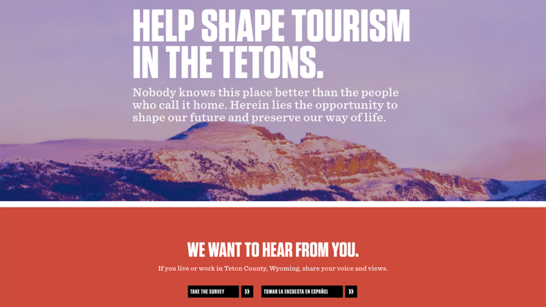 Jackson Hole Travel and Tourism Board Call on residents to shape future of tourism in Tetons