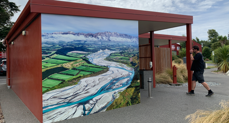 Wall art boosts Rakaia’s tourism gateway