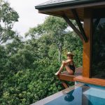 Private plunge pool overlooking the Whitsundays at a remote luxury lodge in Australia